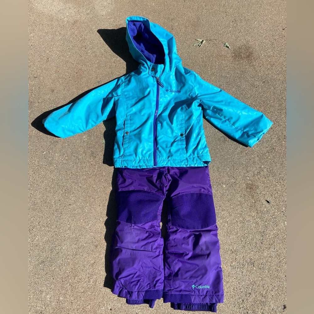 Girls Columbia Snow Set - XXS/4-5
